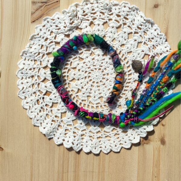 Dreadwrap - (kunter)bunte Welt - Farbenzauber Neon Mandala – Bild 2
