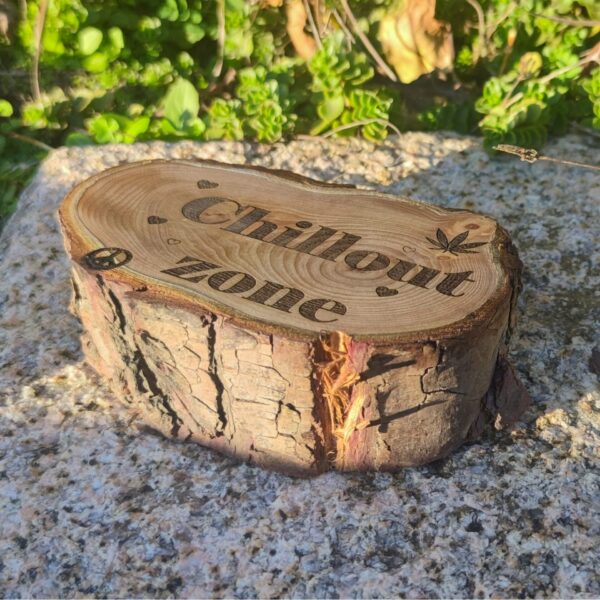 Deko Baumscheibe vom Lebensbaum "Chillout zone"☮ – Bild 2