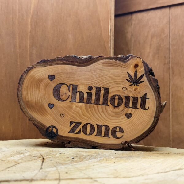 Deko Baumscheibe vom Lebensbaum "Chillout zone"☮
