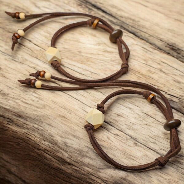 Partnerschmuck - Partnerarmbänder - Harmonie & Holz – Bild 2