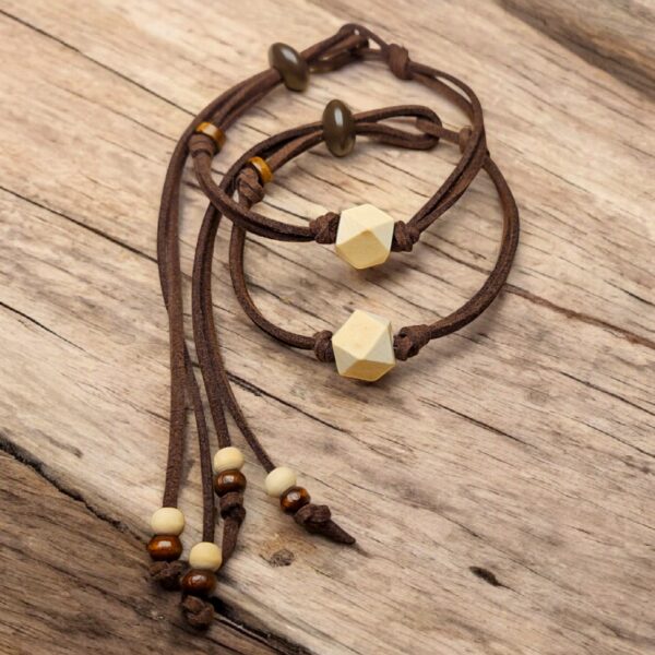 Partnerschmuck - Partnerarmbänder - Harmonie & Holz – Bild 3