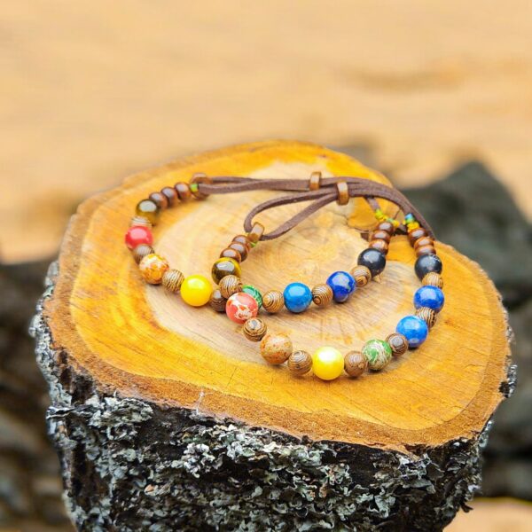 Partnerschmuck - Partnerarmbänder - Regenbogen-bunte Liebe – Bild 3