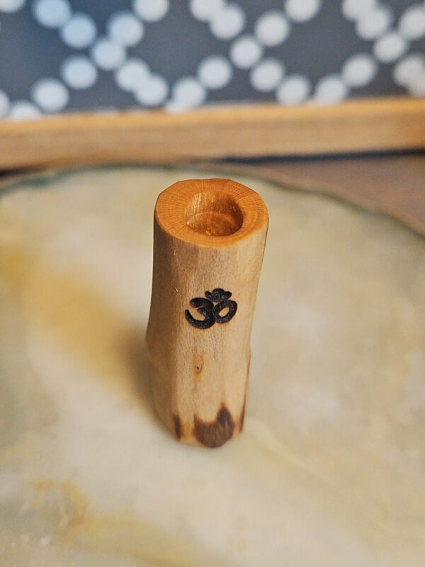 Kirschholz Dreadperle "Klangholz ॐ" – Bild 3