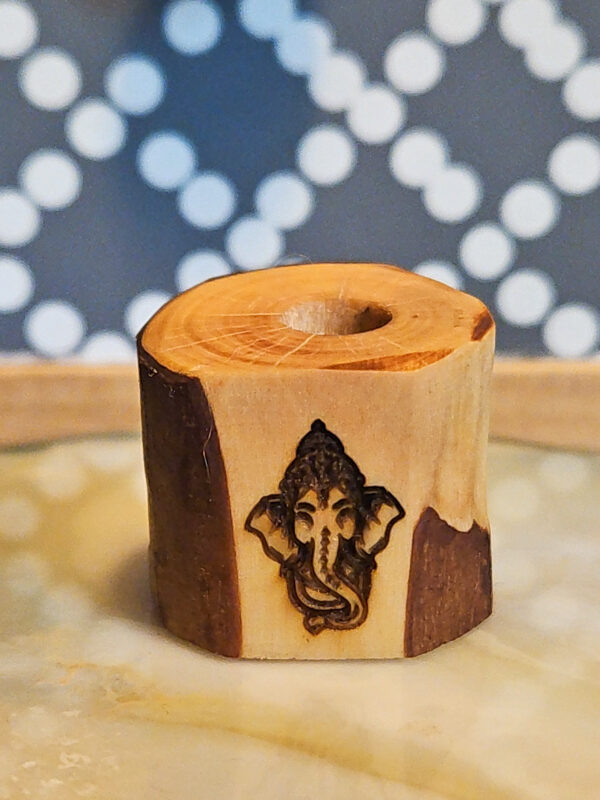 Kirschholz Dreadperle "Ganesha Spirit" – Bild 2
