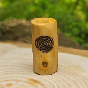 Kirschholz Dreadperle "Spiralis"